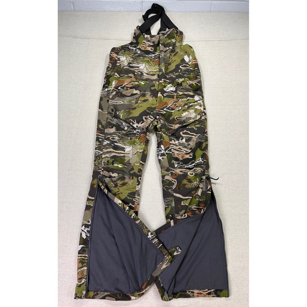 Under Armour Storm ColdGear Camo Hunting Bibs Men's Medium Forest Winter Season - Picture 7 of 9